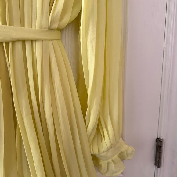 Endless Rose Yellow Pleated Jumpsuit - Picture 9 of 13